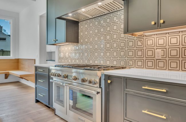 Contemporary Black Kitchen by Christina Morris Design Contemporary Black Kitchen