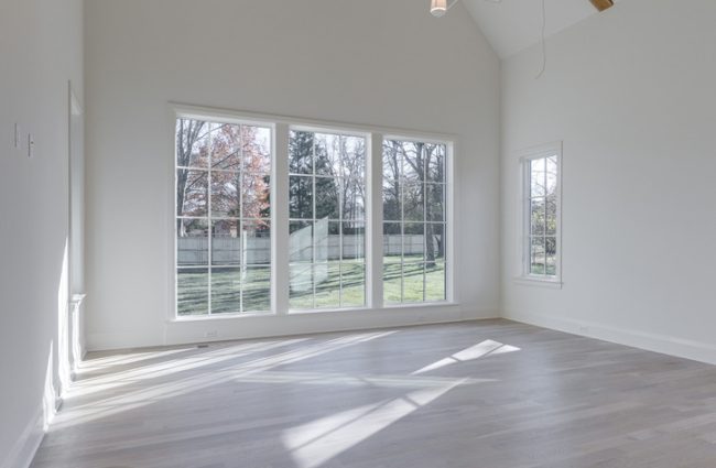 Primary Bedroom with Crossbeams by Christina Morris Design Primary Bedroom with Crossbeams