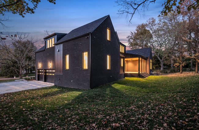 Black Home Exterior by Christina Morris Design Black Home Exterior