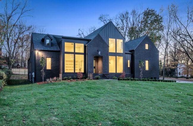 Black Brick Exterior Home by Christina Morris Design Black Brick Exterior Home