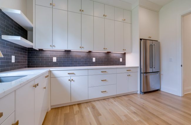 Working Kitchen with White Cabinets by Christina Morris Design Working Kitchen with White Cabinets