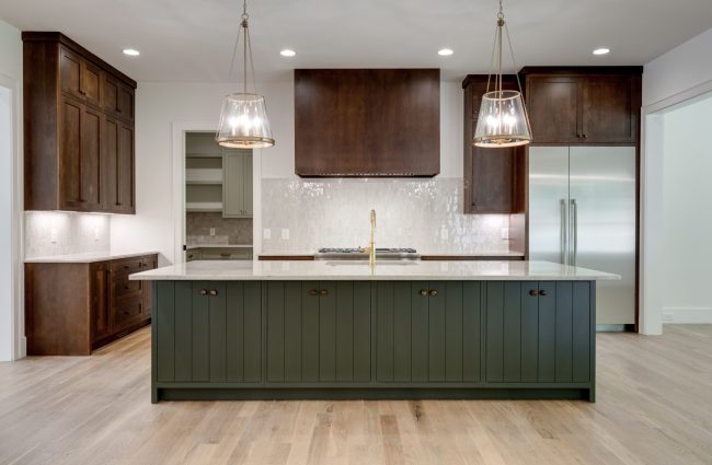 Stained Kitchen Cabinets by Christina Morris Design Stained Kitchen Cabinets