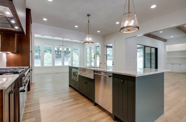 Painted Kitchen Island by Christina Morris Design Painted Kitchen Island