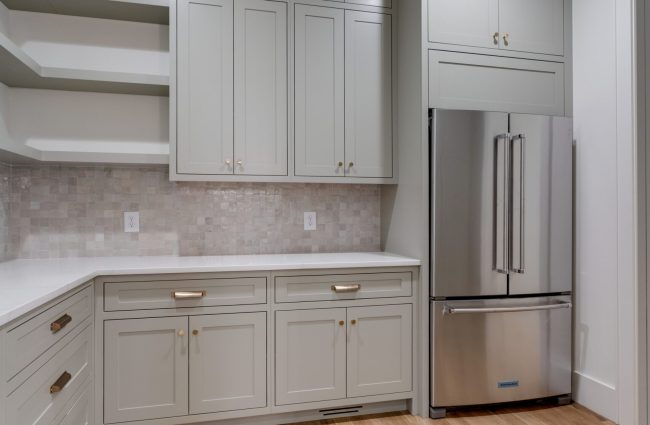 Working Kitchen with Painted Cabinets by Christina Morris Design Working Kitchen with Painted Cabinets