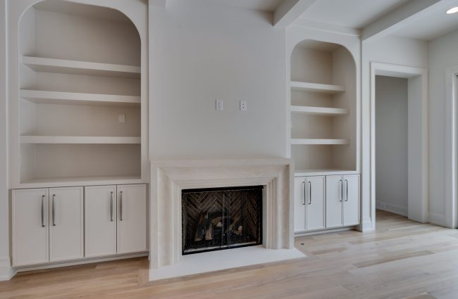 1214 Jefferson Davis Drive Nashville, TN | Interiors by Christina Morris Design, Home Built by McKenzie Construction, Fireplace Insert from Fireside 1214 Jefferson Davis Drive Great Room by Christina Morris Design