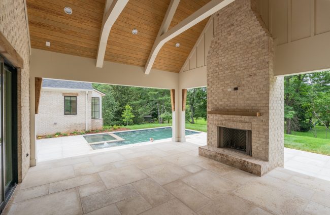 1214 Jefferson Davis Drive Nashville, TN Covered Porch | Exteriors by Christina Morris Design, Home Built by McKenzie Construction, Brick from Alley-Cassity 1214 Jefferson Davis Drive Covered Porch by Christina Morris Design