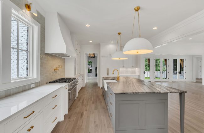 4108 Outer Drive | Home built by McKenzie Construction, Lighting, Plumbing and Appliances from Ferguson Enterprises, Tile from GIO Tile Distributors, Countertops from MC Granite Nashville, Cabinets by Thomas Lain Cabinetry 4108 Outer Drive Nashville, TN by Christina Morris Design